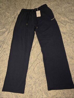 Off-White Windy Arrow Logo Sweatpants Navy Blue White L NWT Authentic Streetwear